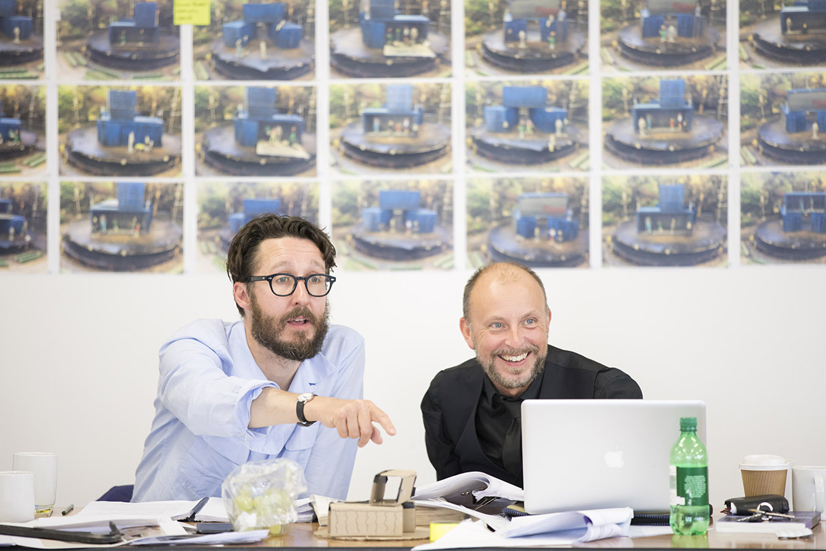 Tim Sheader Director Timothy Sheader and Movement Director Liam Steel. Photo Johan ...